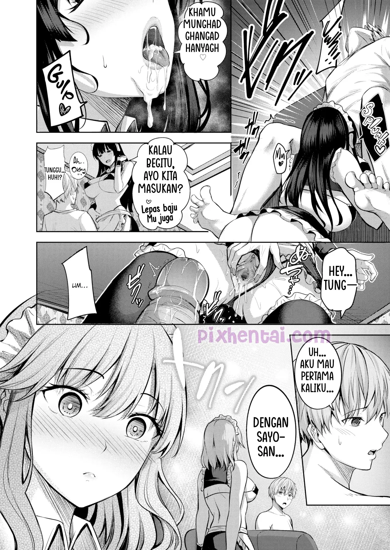 Komik hentai xxx manga sex bokep Maid Main Plump and juicy maids 12